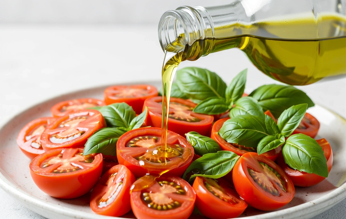 Materie prime fresche della cucina mediterranea