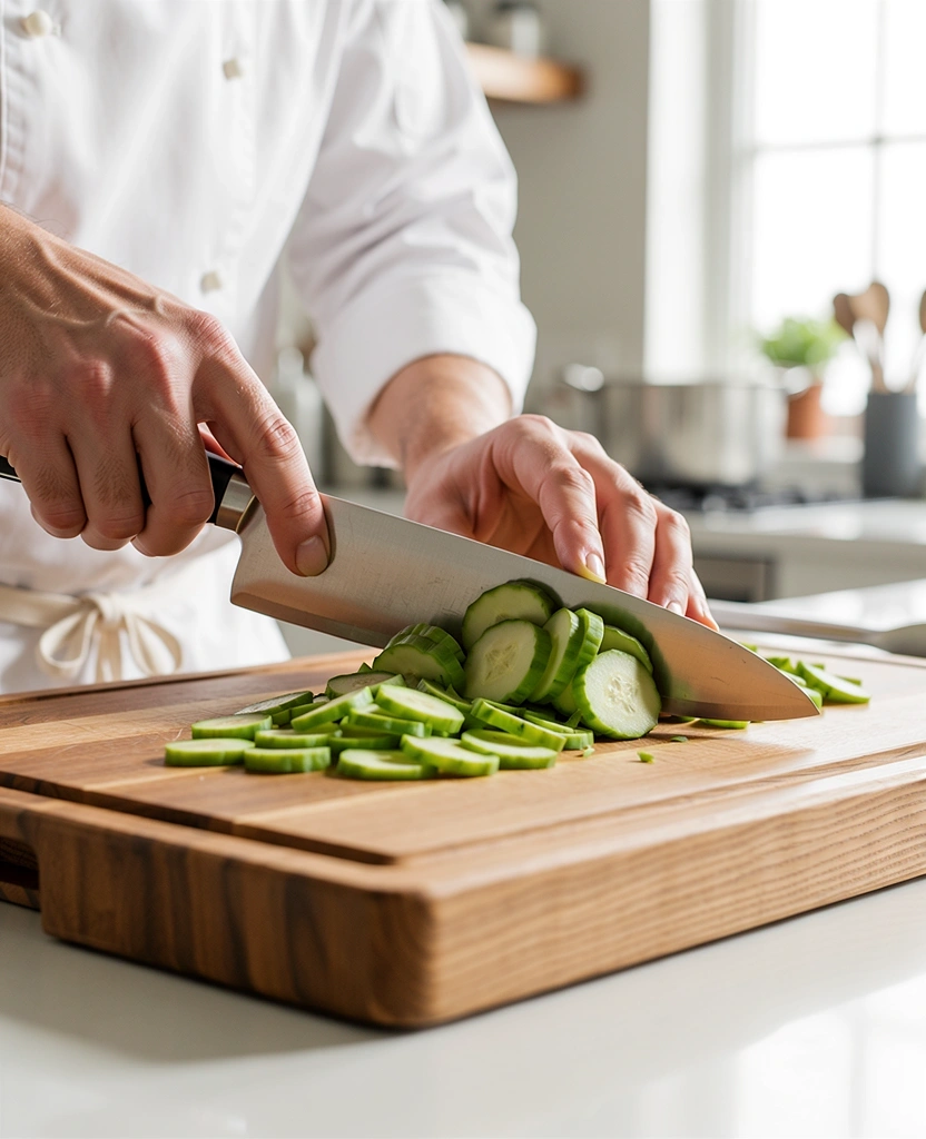 Taglio professionale delle verdure